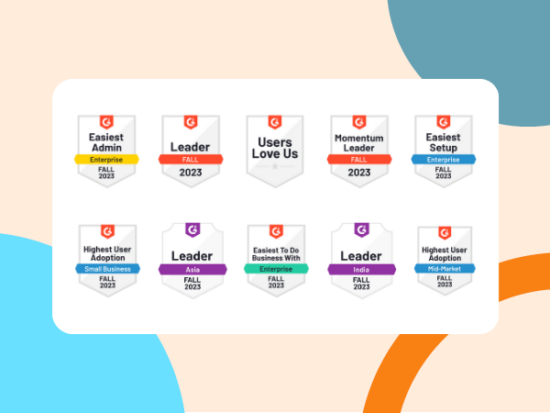 Moodle garnered multiple accolades this year, including the G2 badges. Source: Moodle. Image