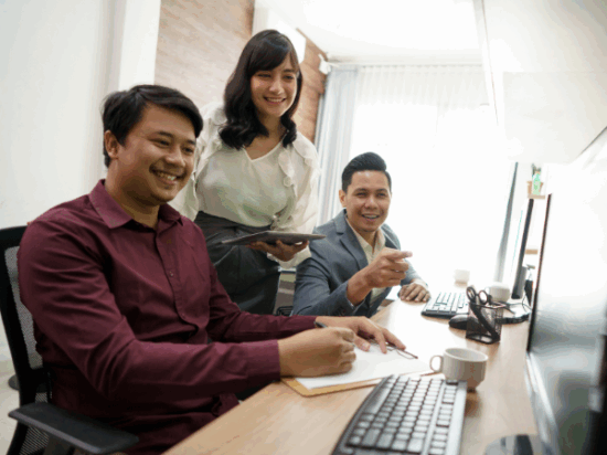 Upskill and reskill your employees with Moodle Workplace Image