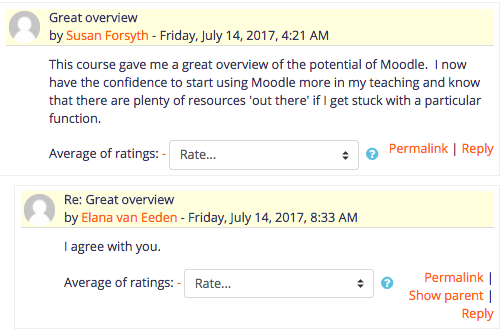 feedback from users