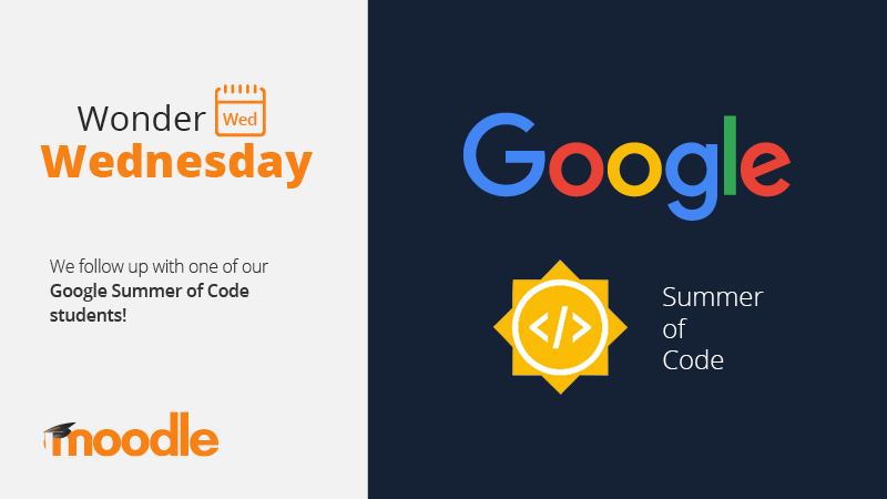We follow up with one of our google summer of code students moodle