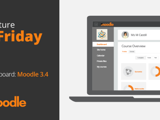 Padroneggiate la dashboard di Moodle in questo Feature Friday. Immagine