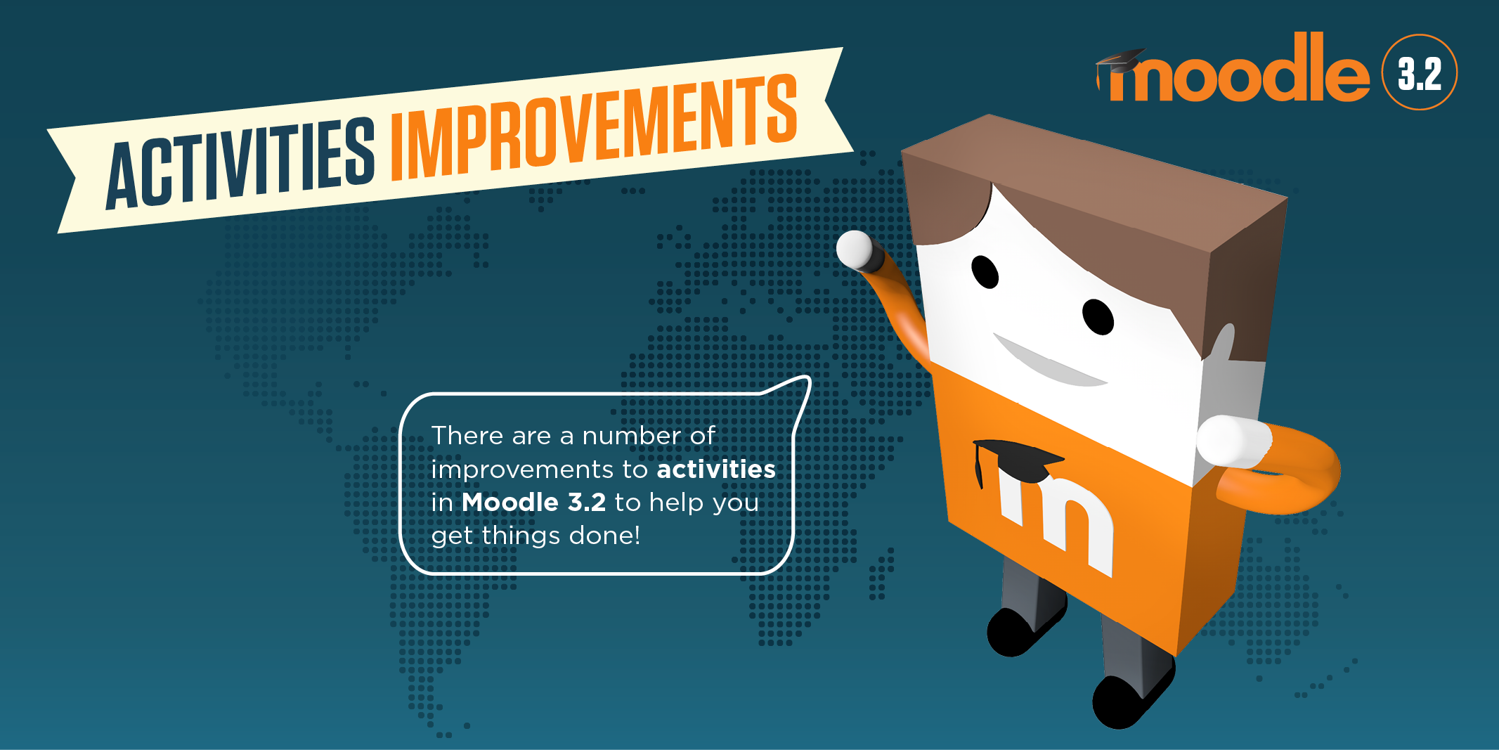 Enjoy new capabilities within activities in Moodle 3.2 Image