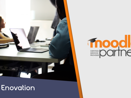 En savoir plus sur Moodle avec notre partenaire Moodle, Enovation, à eLearning expo Image