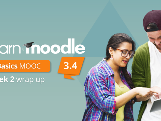 Sem limites, sem limites com a semana 2 do Learn Moodle 3.4 Basic MOOC Image
