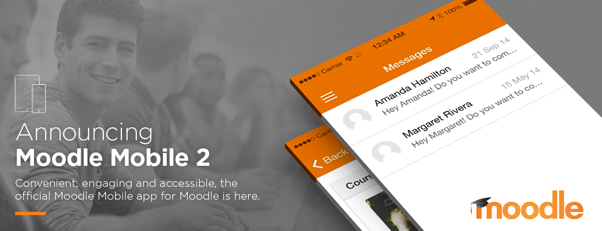 Moodle Mobile 2 Launches. A new design and intuitive user experience Image