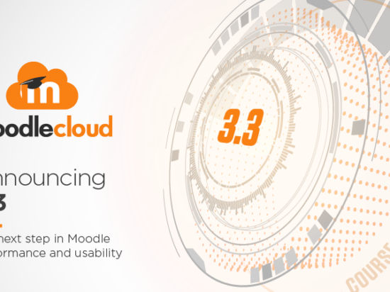¡Los sitios actualizados de MoodleCloud disfrutan de todos los beneficios de las nuevas funciones y mejoras de la versión 3.3! Imagen