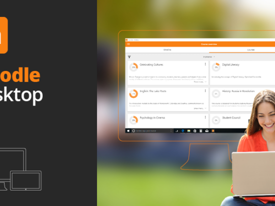 Introducing Moodle Desktop! Now available for download in the Windows Store. Image