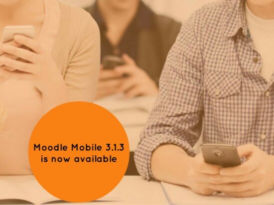Un apprentissage en ligne auquel vous pouvez accéder hors ligne ? Bienvenue sur Moodle Mobile 3.1.3 Image