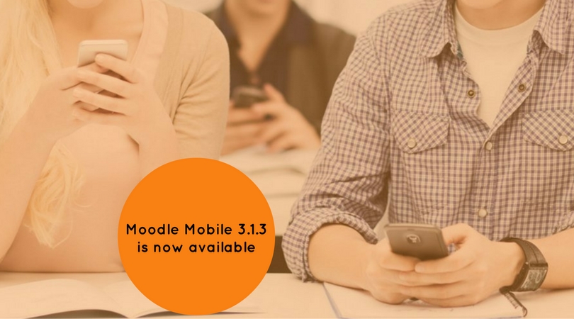 ¿Aprendizaje en línea al que puede acceder sin conexión? Bienvenido a Moodle Mobile 3.1.3 Imagen
