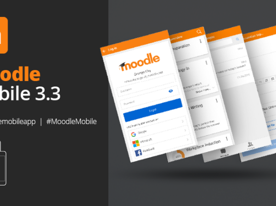 Novos recursos no Moodle Mobile 3.3 tornam o aprendizado móvel cada vez mais acessível! Imagem