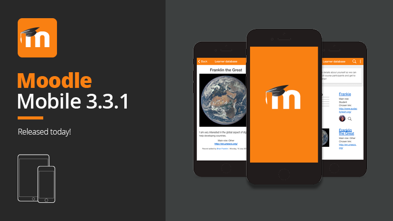 Moodle Mobile 3.3.1 ist jetzt verfügbar Bild