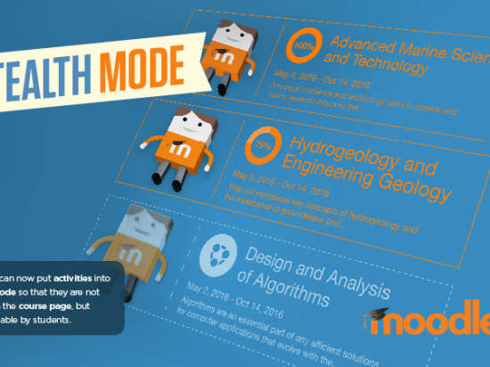 Put activities into “stealth mode” to achieve particular designs for your courses Image