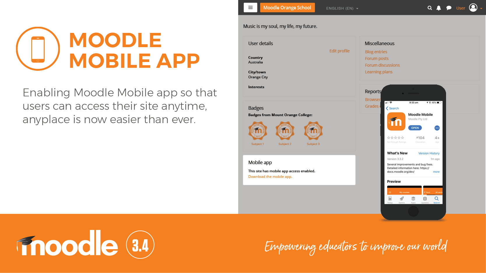 Moodle App - Moodle - Mobile Learning on iOS, Android & PC