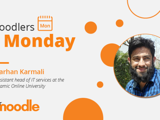 Dai chatbot all'organizzazione di eventi per il MoodleMoot India, passiamo il lunedì di Moodlers con Farhan Karmali Image.