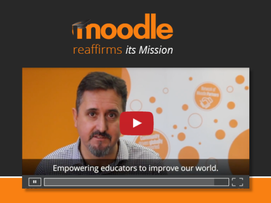 Moodle réaffirme sa mission de donner aux éducateurs les moyens d'améliorer notre monde Image