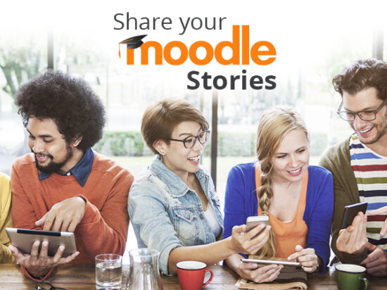 Adoraríamos ouvir suas histórias do Moodle... inspirar outras pessoas e compartilhá-las com nossa comunidade! Imagem
