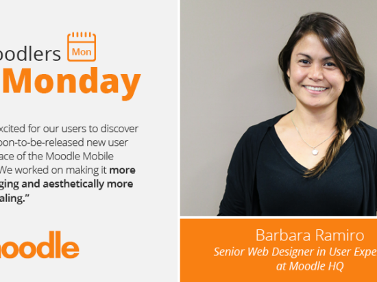 Moodlers Monday with Moodle HQ’s Barbara Ramiro Image