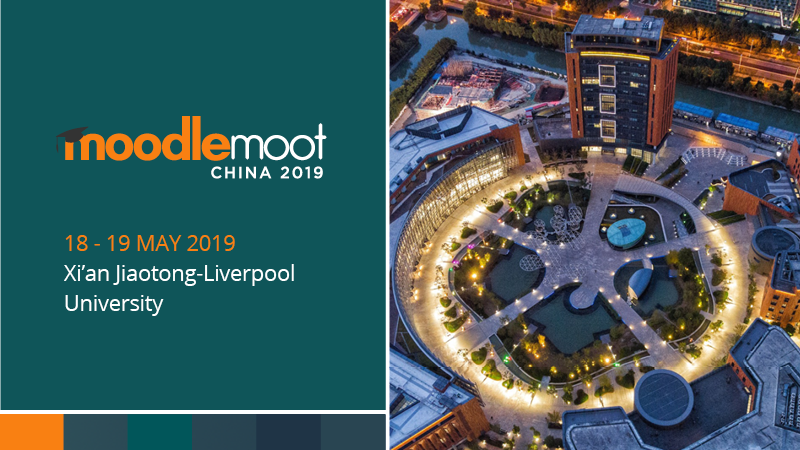The first ever MoodleMoot China will take place in May 2019 Image