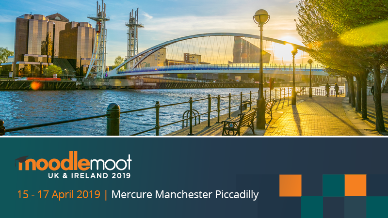 MoodleMoot UK & Ireland 2019 segue para Manchester! Imagem