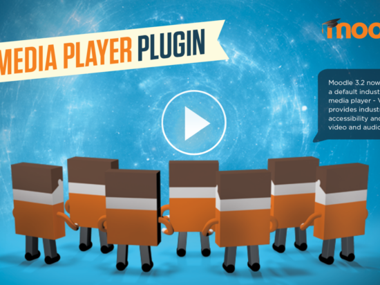 New industry-leading media player has landed in Moodle 3.2 Image