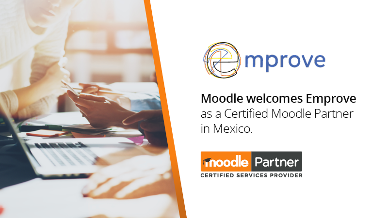 Moodle da la bienvenida a los expertos en aprendizaje electrónico con sede en México Emprove a la imagen del programa de socios de Moodle