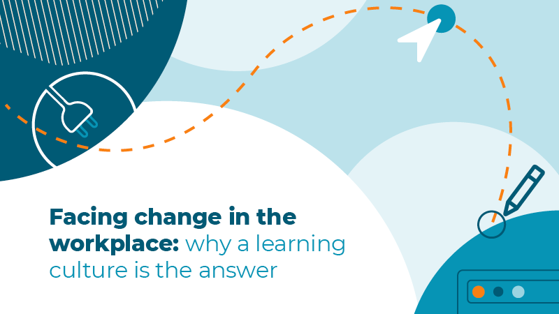 E-Book: „Veränderungen am Arbeitsplatz begegnen: Warum eine Lernkultur die Antwort ist“ Bild