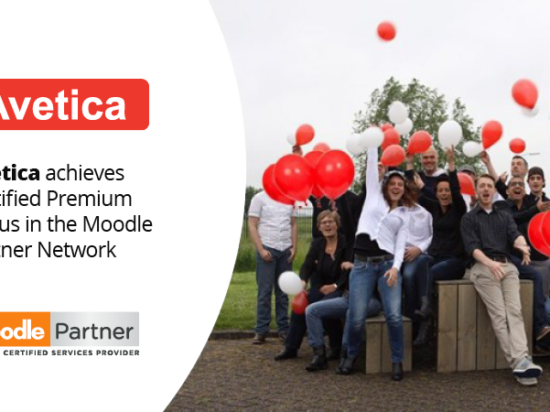 O Moodle Partner Avetica obtém a imagem de status de parceiro Moodle Premium certificado