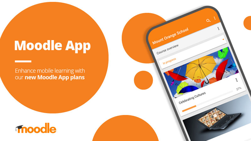 Melhore o aprendizado móvel com nossos novos planos de aplicativos Moodle Image