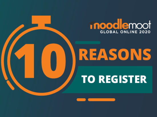 10 Gründe, sich für MoodleMoot Global Online 2020 Image zu begeistern
