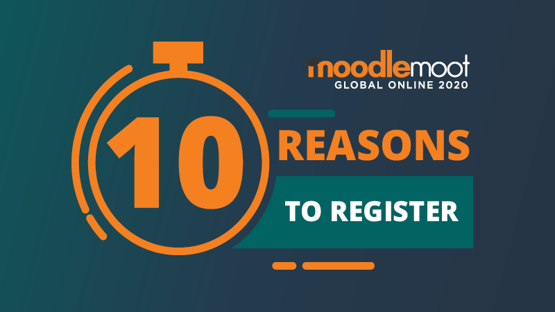 10 raisons de s'enthousiasmer pour MoodleMoot Global Online 2020 Image
