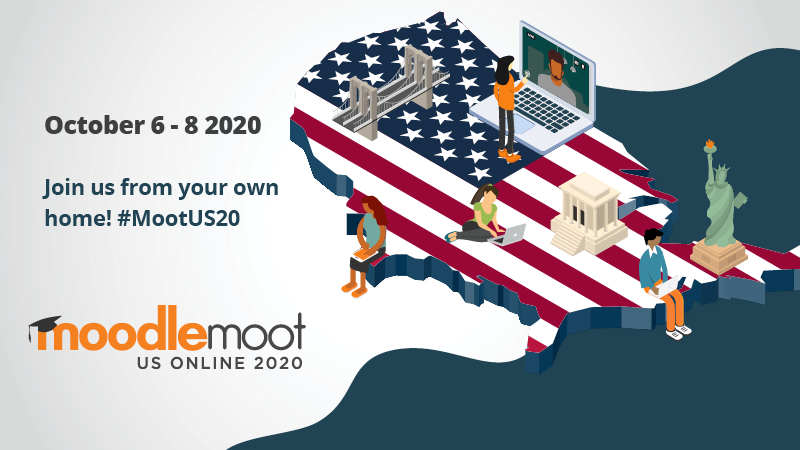 Join us online for MoodleMoot US 2020 Image