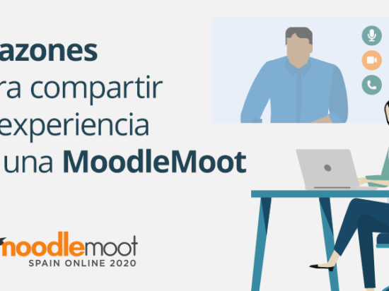 3 razões pelas quais você deve compartilhar sua experiência em uma imagem MoodleMoot