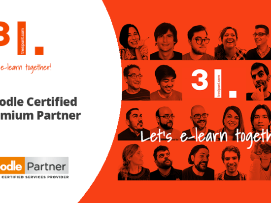 Moodle Workplace now offered in Barcelona, Spain, as 3ipunt achieve Premium Moodle Partner status Image