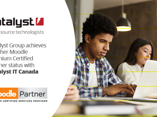 Il gruppo Catalyst ottiene un altro stato di partner certificato Moodle Premium con Catalyst IT Canada Image