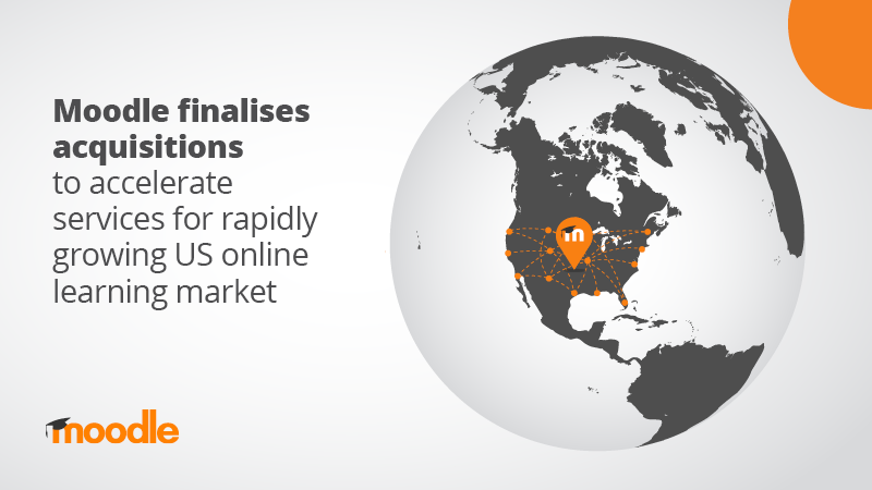 Moodle finalises acquisitions to accelerate services for a rapidly growing US online learning market Image