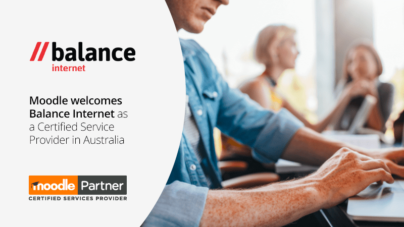 A agência líder australiana de soluções digitais, Balance Internet, junta-se à rede Moodle Certified Service Provider Image