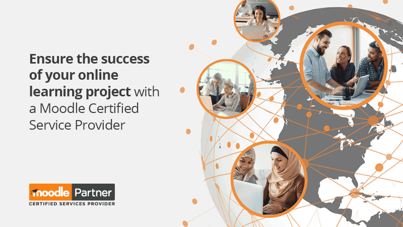 Asegure el éxito de su proyecto de aprendizaje en línea con una imagen de proveedor de servicios certificado de Moodle