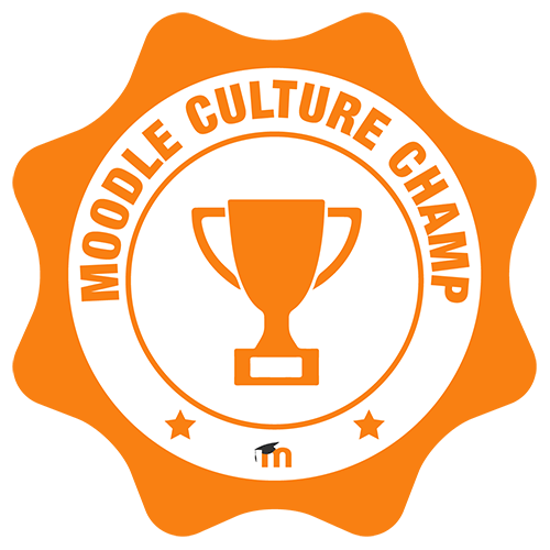 Moodle Internal badgeseries MoodleCultureChamp HQ