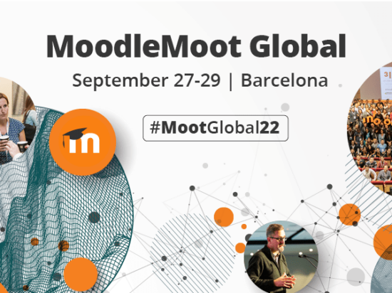 MoodleMoot Global kehrt vom 27. bis 29. September 2022 als persönliche Veranstaltung in Barcelona zurück! Bild