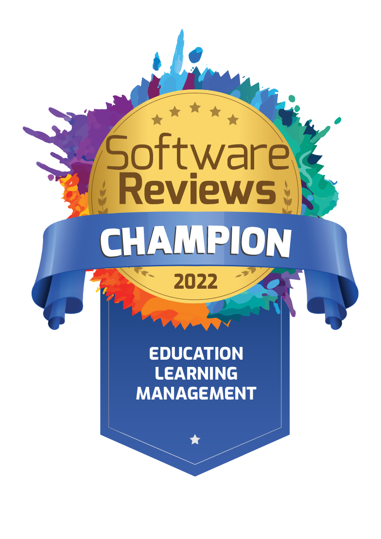 SoftwareReviews 2022 Gestione dell'apprendimento dell'istruzione - Immagine dei premi per l'impronta emotiva