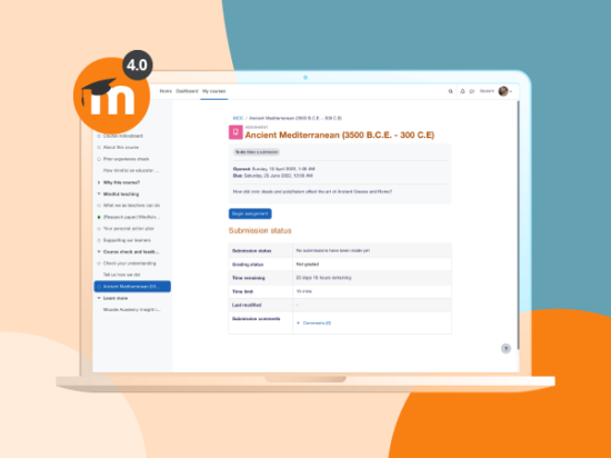 Moodle 4.0: What’s new in assignments Image
