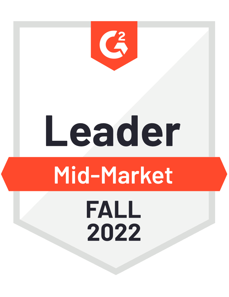 Leader – Moodle LMS – Leader quadrante G2 Mid-Market Grid® Report Autunno 2022 Immagine