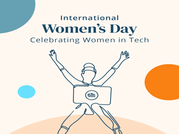 Celebrando le donne nella tecnologia questa immagine della Giornata internazionale della donna