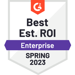 Miglior ROI stimato – Immagine Enterprise Spring 2023