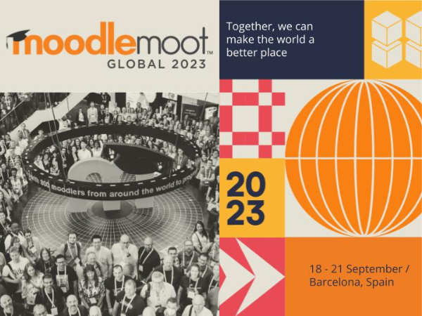 Ora puoi registrarti a MoodleMoot Global sul nostro sito Web dell'evento! Immagine