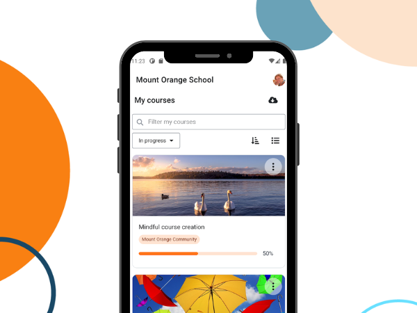Create mobile-friendly courses with Moodle App