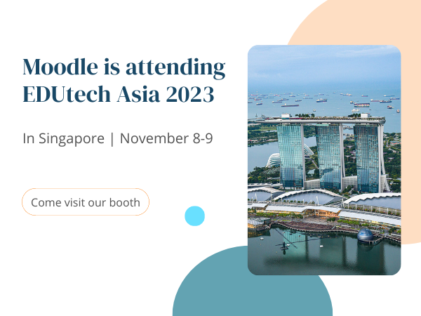 Moodle torna a EDUtech Asia a Singapore Immagine