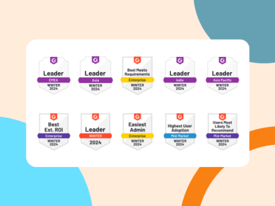 Moodle obtient de nouveaux badges G2 pour l'hiver 2024 : Reconnu comme leader dans plusieurs catégories Image