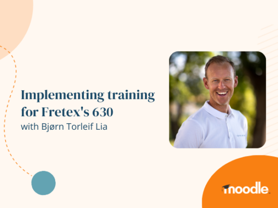 Bjørn Torleif Lia sull'attuazione di un programma di formazione sul posto di lavoro per 630 dipendenti di Fretex Norway Image
