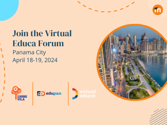 Unire le menti per la trasformazione dell'istruzione al Virtual Educa Forum, organizzato da Edupan Image, partner certificato di Moodle.